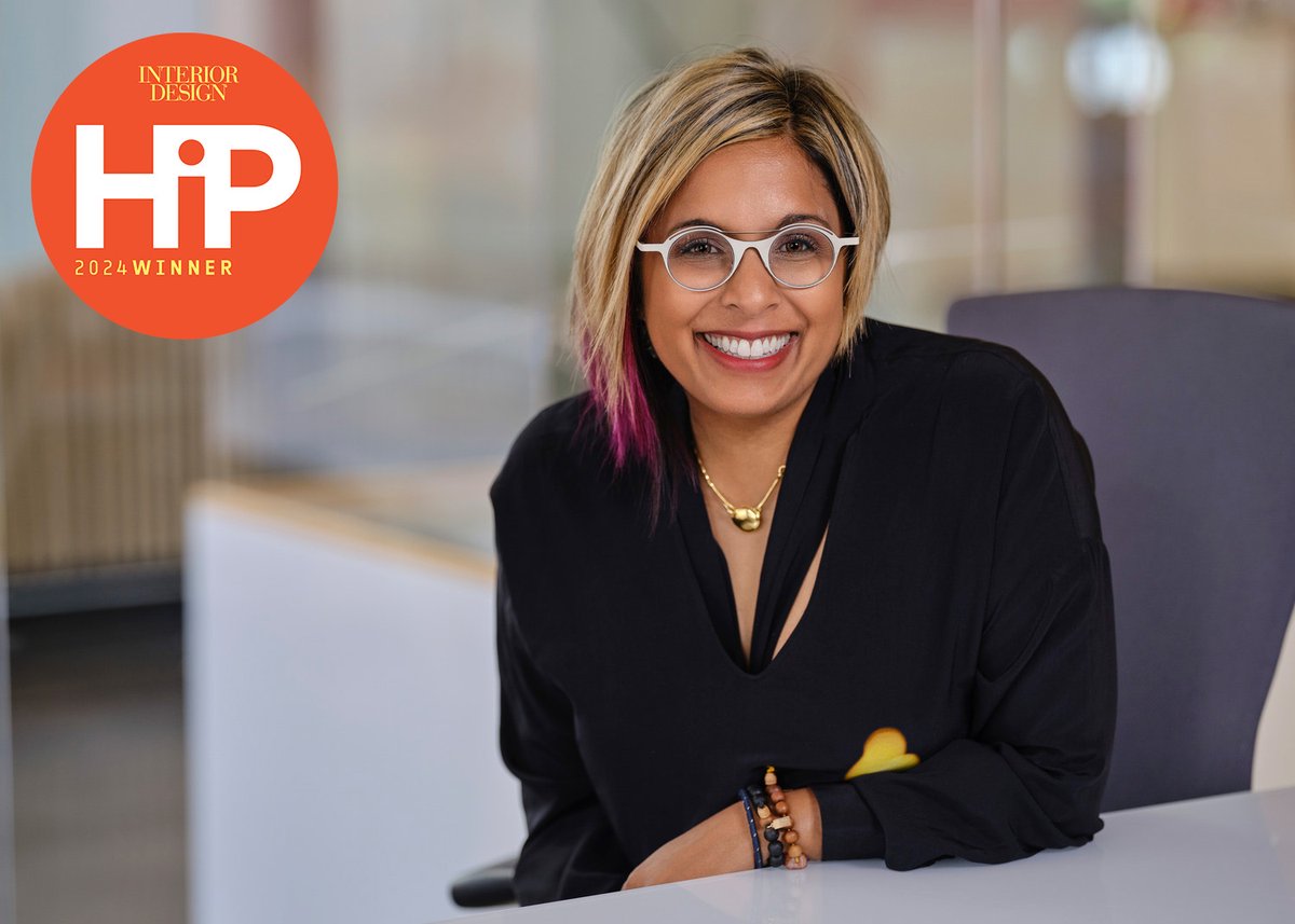 HKSArchitects's tweet photo. Congrats to our very own Meena Krenek for being recognized by Interior Design as a 2024 HiP Experiential Design Leader award winner! 🎉 Learn more about the 2024 HiP Awards: https://t.co/TvsnugwQOw  
#HiPAwards2024 #NeoCon2024 #interiordesign #design https://t.co/ns1iQc7ehX