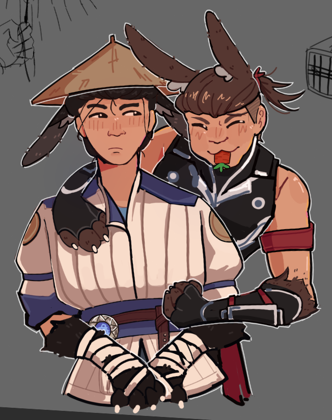 Uumoshishi's tweet photo. 🐰 + 🐰🥕

#raiden #kunglao #mk1 #railao https://t.co/DEb1kqtZkI