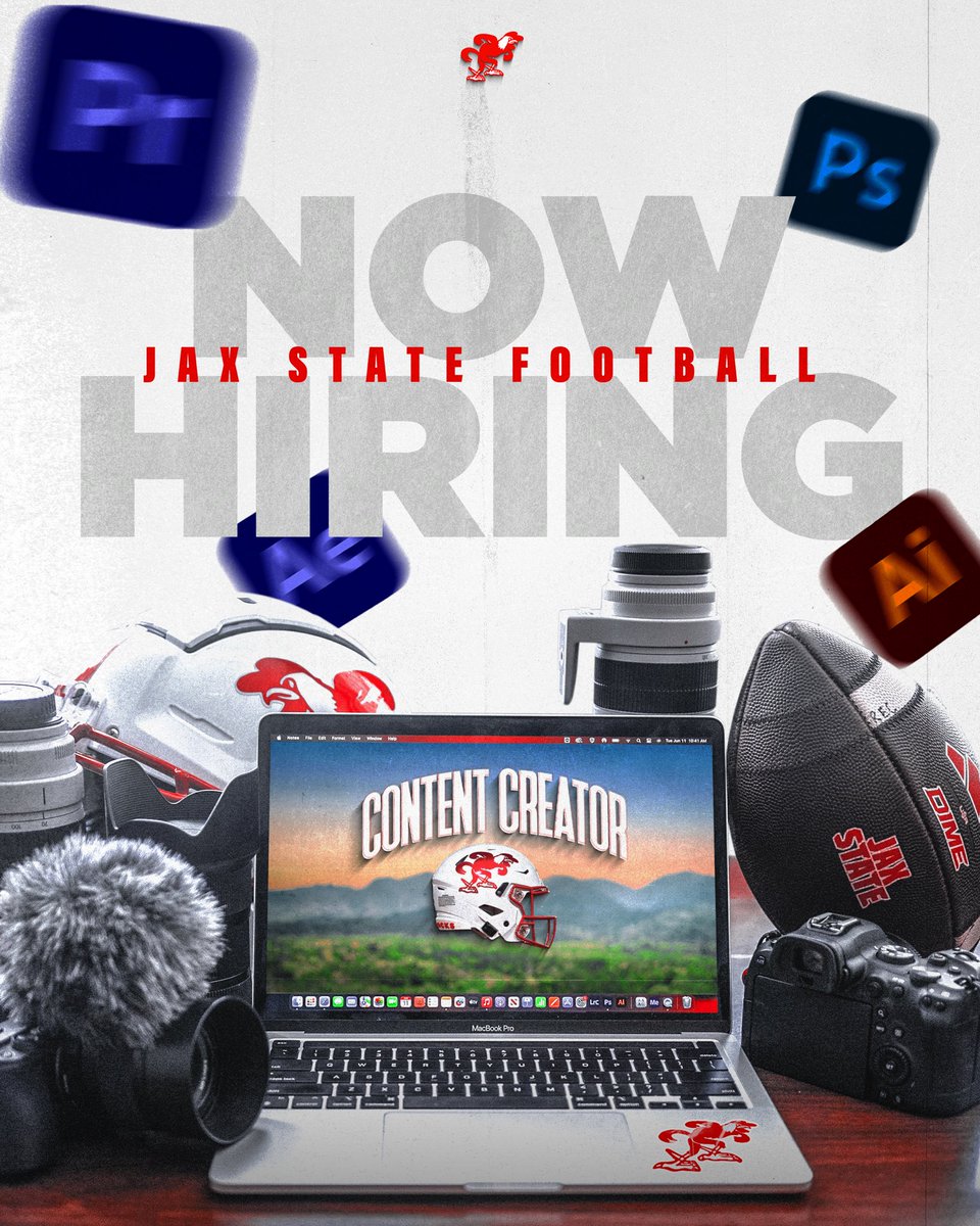 We're adding another content creator to <a href="/JaxStateFB/">Jax State Football</a>! 

DM if you or someone you know is interested or has questions!

You can apply here: 
tinyurl.com/5arca4th