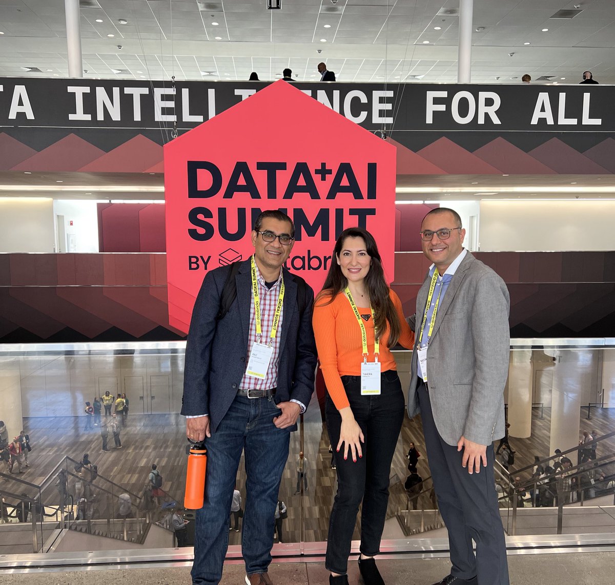 My team and I are excited to be at the Data &amp; AI Summit! 🚀 We are connecting with brilliant minds and seeing the latest innovations shaping the future of AI.