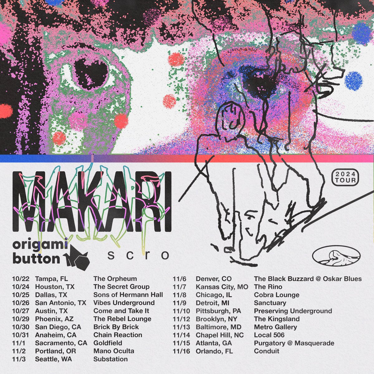 Makariband's tweet photo. Get your tix for our fall US tour now! 🎫😎 https://t.co/uTFxBNE6fp