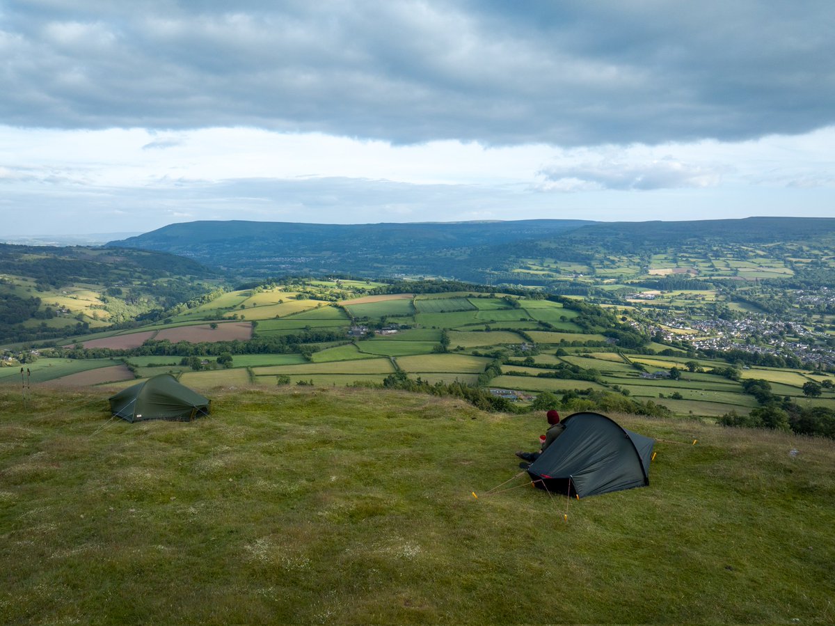 Tonight's abode. That was a heck of a climb with a heavy rucksack!