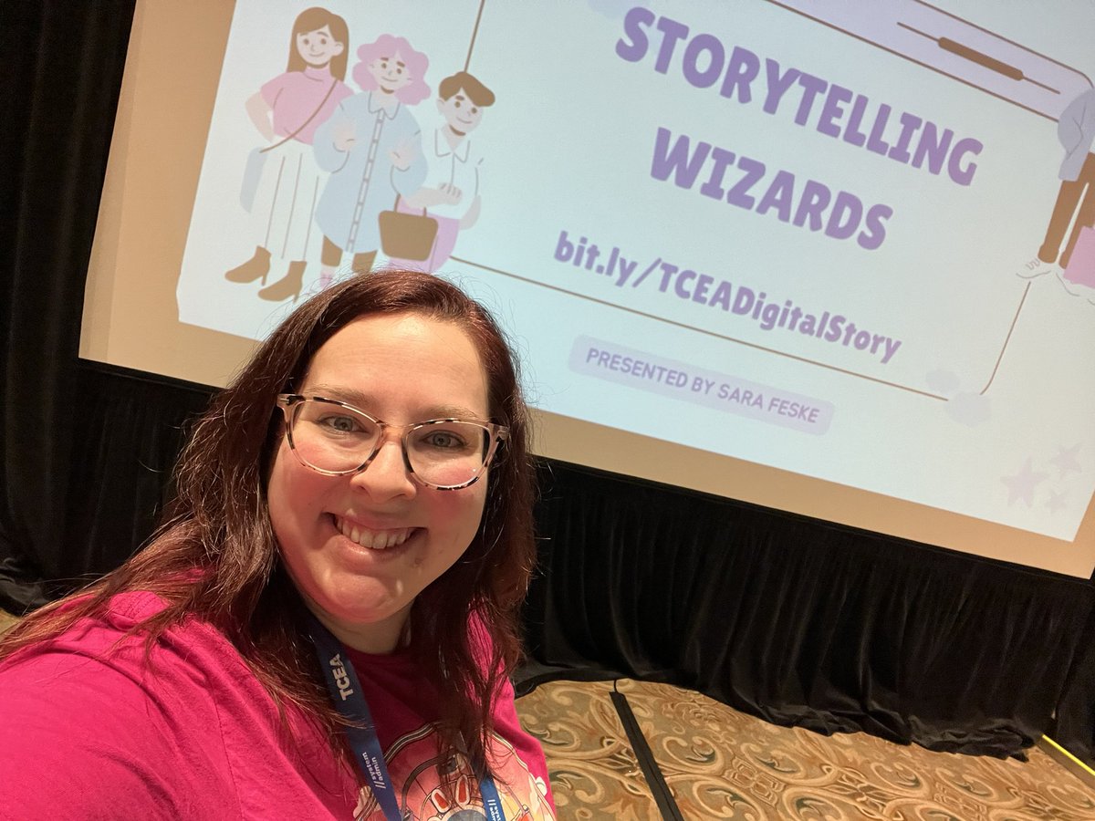 mbe_library's tweet photo. I did it!! Presented at my first state conference #ETC @TCEA My sessions Storytelling Wizards and Harnessing the Power of Choice Boards were both a success! #mbeisfamily
#WeAreTheLight #nextkidup
#theHumbleLibrarian
@HumbleISD @HumbleISD_MBE https://t.co/pjfFiINtU5