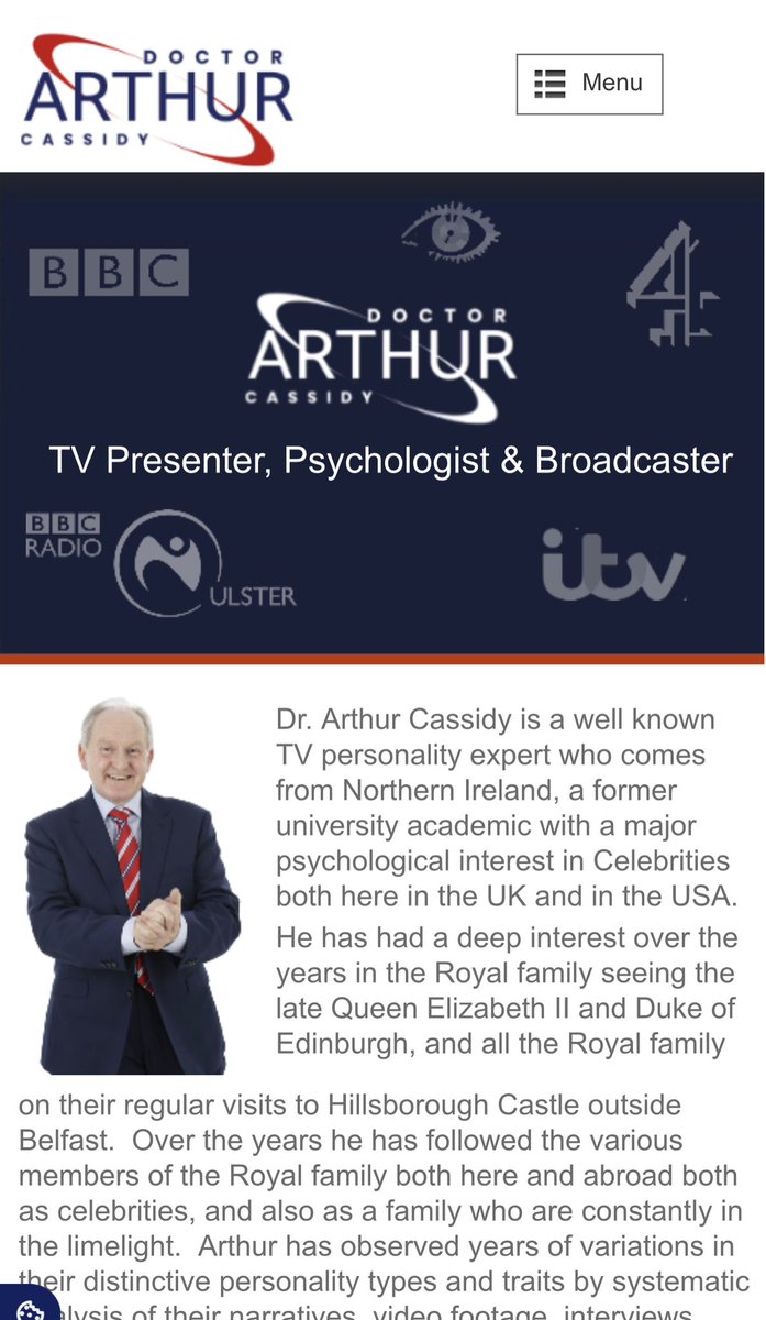 Viewwebdesign's tweet image. Website design with domain &amp;amp; hosting package for Doctor Authur Cassidy #websitedesign #madeinwales