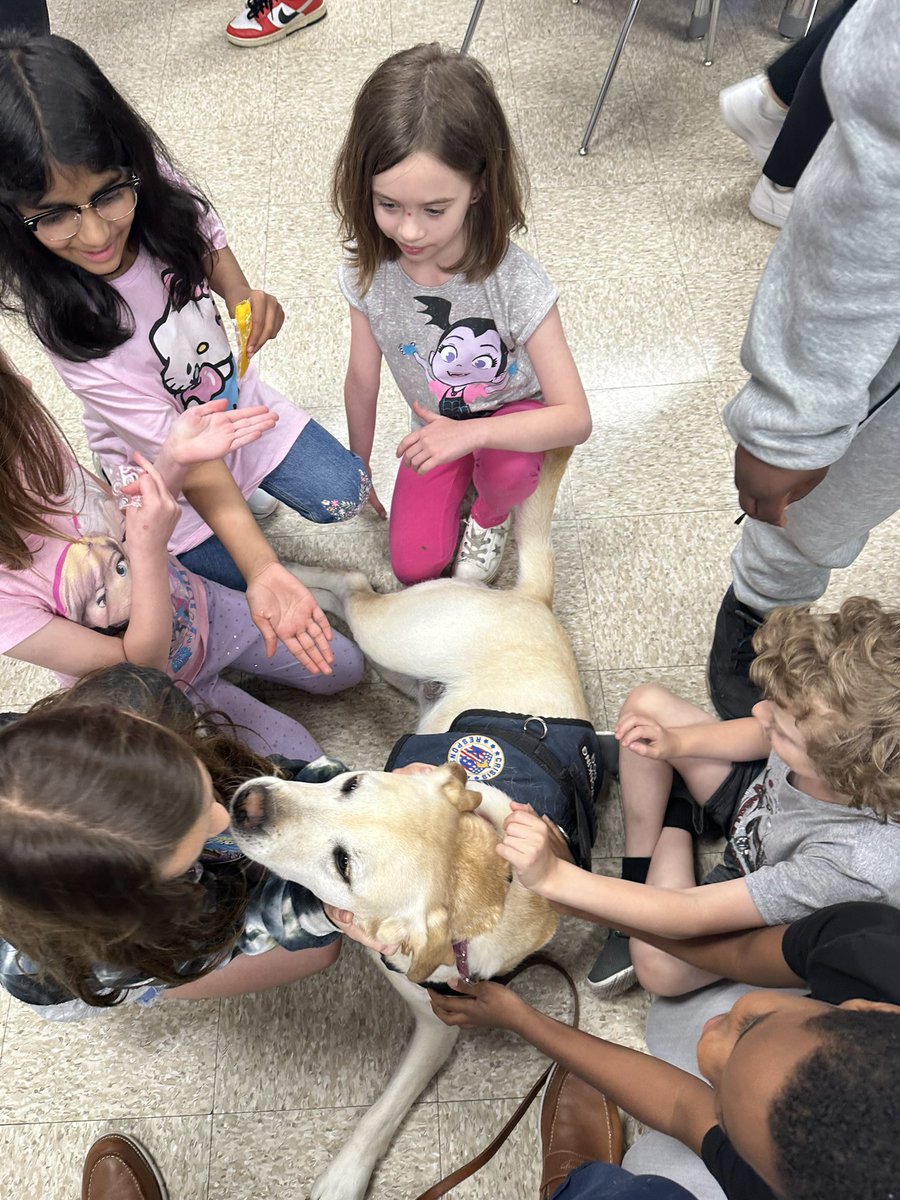 SupCittadino's tweet photo. The Voorhees Elementary School mentorship program was happy to invite Daisy to their end of the year celebration. https://t.co/dOfEoK7fRW