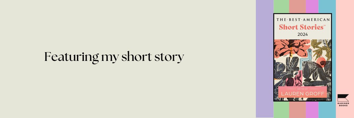 Love this cover! Delighted and thankful to have my short story "Just Another Family" chosen for BASS 2024 by <a href="/legroff/">Lauren Groff</a> &amp; @HeidiPitlor. Thanks also to <a href="/NERweb/">New England Review</a> for giving it a first home! <a href="/MarinerBooks/">Mariner Books</a> #BestAmerican2024