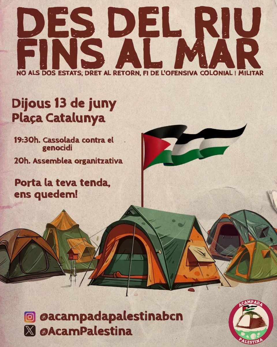 La comunidad gitana sabemos muy bien lo que es un apartheid y una limpieza étnica, es parte de nuestro pasado, somos las supervivientes y ahora toca movilizarnos por que la historia se repite.
No queremos volver a escuchar "¿porque nadie hizo nada?".
#AcampadaPerPalestina