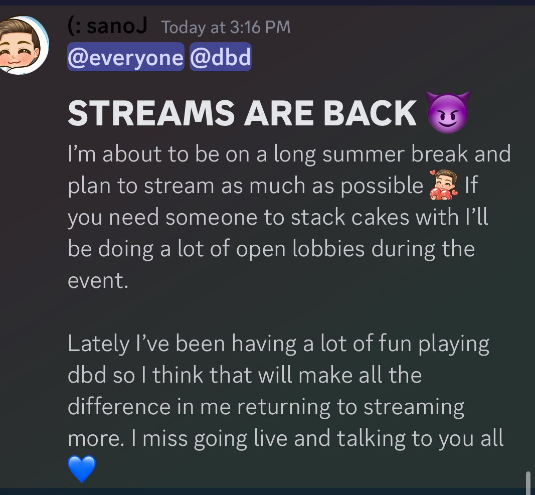 Anxious but I’ve missed hitting the go live button