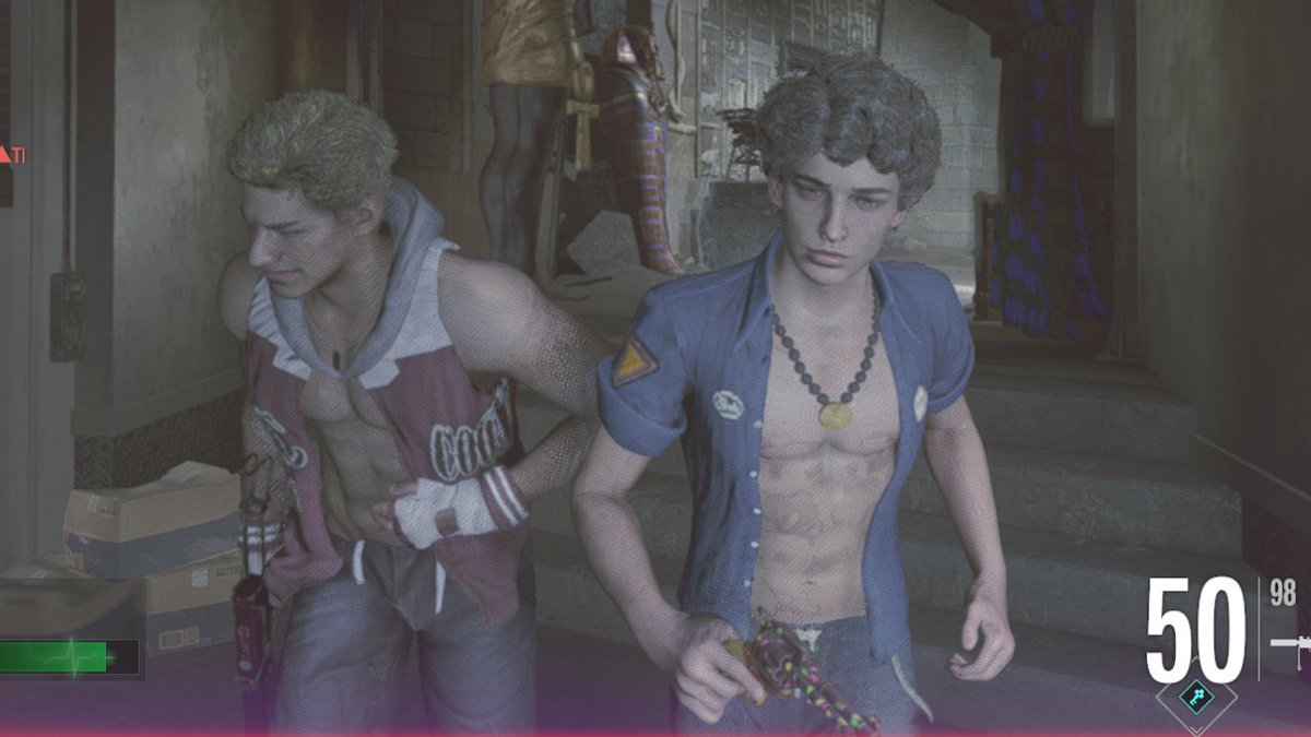 SamwichEmperor's tweet photo. #Samwich Summer came a bit early. It's just too hot this month I had to just hurry up and get it done. #SamuelJordan #MartinSandwich #ResidentEvilResistance #Gay https://t.co/YtbTY3wrnW