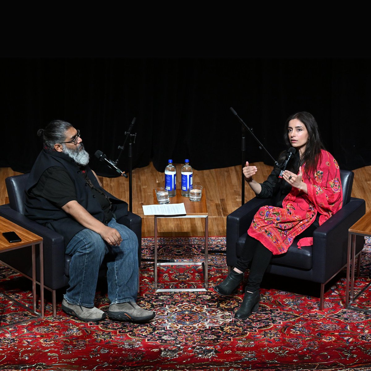 Global Centre for Pluralism (@globalpluralism) on Twitter photo Last Tuesday, 2023 #GlobalPluralismAward laureate Deeyah Khan (<a href="/Deeyah_Khan/">Deeyah Khan</a>) joined Abdul-Rehman Malik (<a href="/ArMalik/">Abdul-Rehman Malik</a>), at <a href="/AgaKhanMuseum/">Aga Khan Museum</a> for a special live recording of the Museum's podcast, *This Being Human*. Last Tuesday, 2023 #GlobalPluralismAward laureate Deeyah Khan (<a href="/Deeyah_Khan/">Deeyah Khan</a>) joined Abdul-Rehman Malik (<a href="/ArMalik/">Abdul-Rehman Malik</a>), at <a href="/AgaKhanMuseum/">Aga Khan Museum</a> for a special live recording of the Museum's podcast, *This Being Human*.