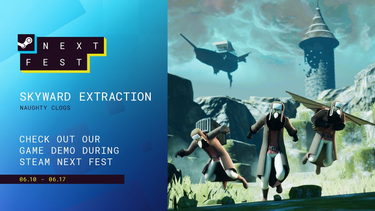 We're Also participating in Steam Next Fest. You can check out our free multiplayer demo on steam RIGHT NOW.