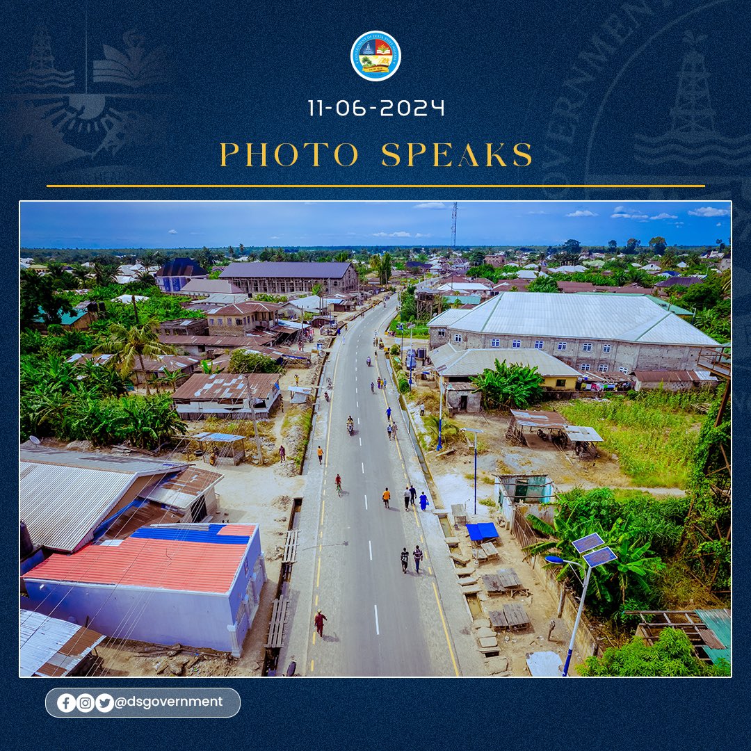 DSGovernment's tweet photo. Governor Sheriff Oborevwori officially commissioned the highly anticipated Phase 1 of the Emevor/Orogun Road project today, fulfilling his commitment to complete ongoing infrastructure projects.

Hon. Charles Aniagwu, Commissioner for Works (Rural and Riverine Roads), detailed the project's scope as follows; a 4.04-kilometre road with 5.555 kilometres of drainage and a pavement width of 10 meters. He highlighted the significant benefits, including better community infrastructure, improved flood control, and economic growth.

The newly inaugurated road is expected to enhance access to farms, villages, and neighbouring local governments, supporting the Governor's broader development agenda for the advancement of Delta State.

Additionally, Governor Oborevwori announced the disbursement of over N1 billion to the contractor responsible for the College of Health Sciences project at Delta State University of Science and Technology, Ozoro. He assured that this key project would be completed by October.

#MOREAgenda 
#BuildDelta
