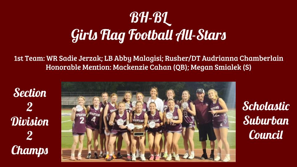 Congrats to our Flag Football Squad on an incredible first season!!