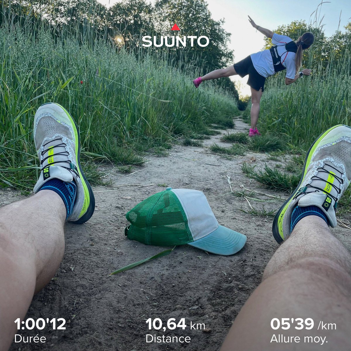 casquetteverte's tweet photo. [🏃🏻‍♂️🏃🏻‍♀️ Petite balade du soir à deux 🙂 • J - 3 Ultra01 🍒] • Au-dessus des vieux volcans… Glissent des ailes sous le tapis du vent 🎶 • #CasquetteVerte #Running #Trail #UltraGlide2 #SuuntoRace #Ultra01 #Ultra012024 #TSPSISY #TSPSISY2024 #100VdeGraVelle #UTMB #UTMB2024 https://t.co/uUVfnejWFx