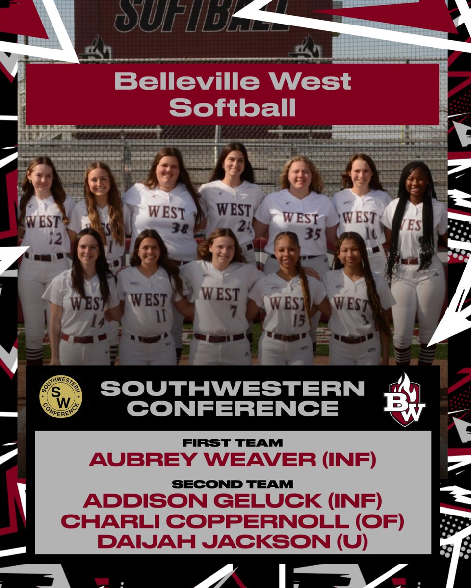 Congratulations to <a href="/CoachKSchaab/">Coach Schaab</a>'s athletes selected to the 2024 All-Conference team in Southwestern Conference Softball!
