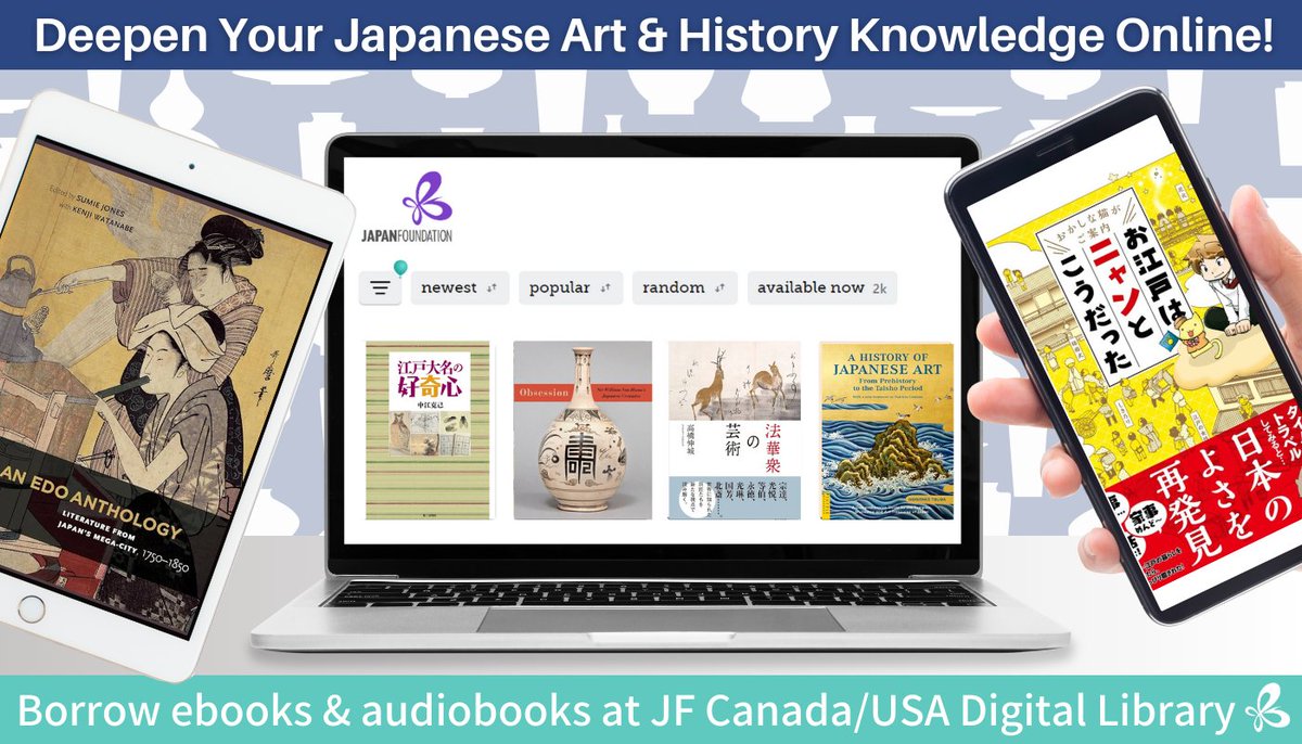 JFToronto's tweet photo. Hi #BookLovers&amp; #ArtLovers💕Join Hybrid #JFTBookClub to explore #JapaneseCeramics and culture of the vibrant #Edo &amp; transformative #Meiji periods.
📅Tue, Jun 18, 5:30PM ET
📍#JFTLibrary #JFTGallery&amp;Online
🔗https://t.co/2pkSbdwMzc
🐥No prior knowledge/preparation required!
1/3 https://t.co/EYfi4HDxWC