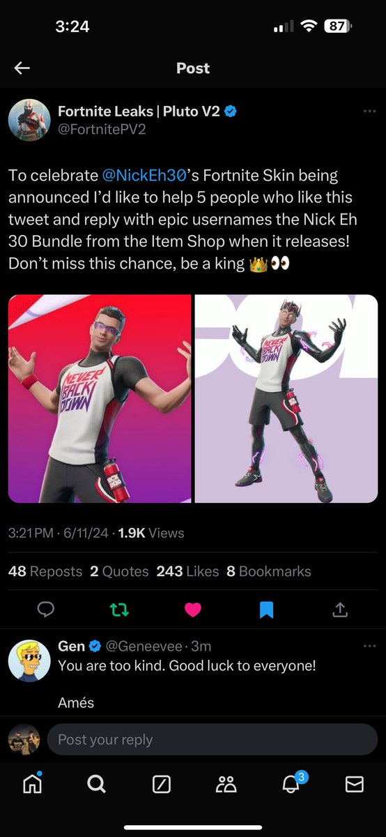 Bugha tweet media