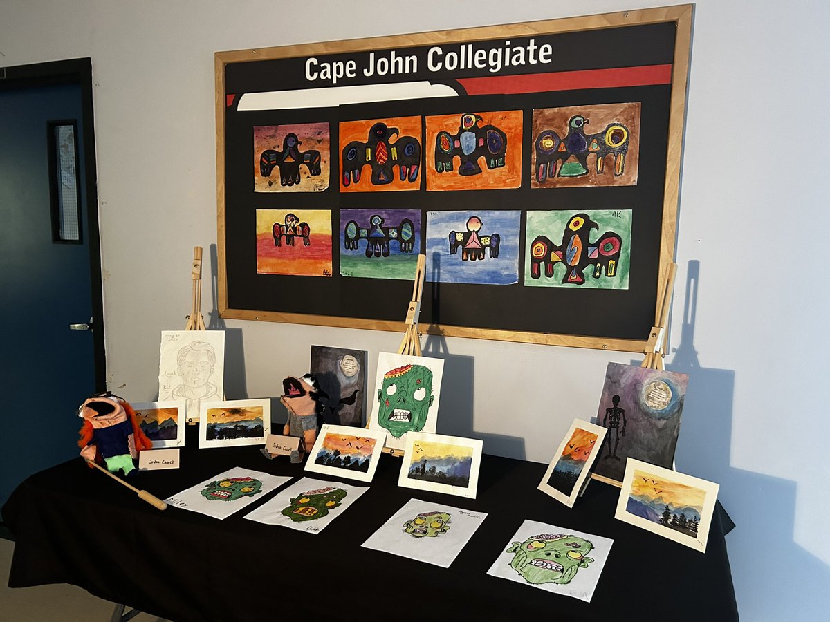 Trash can be Art too, more photos from our Art show. Awesome work showcased by our students. <a href="/NLSchoolsCA/">NLSchools</a>