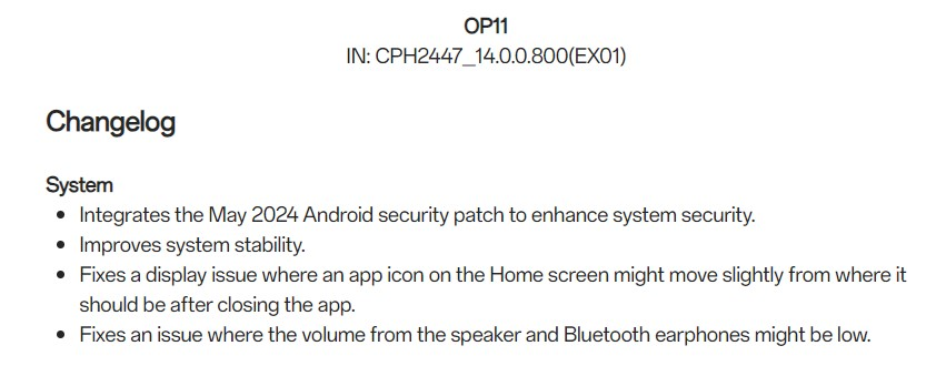 TheTechOutlook's tweet image. #OnePlus11 now getting OxygenOS 14.0.0.800 update with some key fixes and May 2024 Android Security Patch thetechoutlook.com/news/os/oneplu…