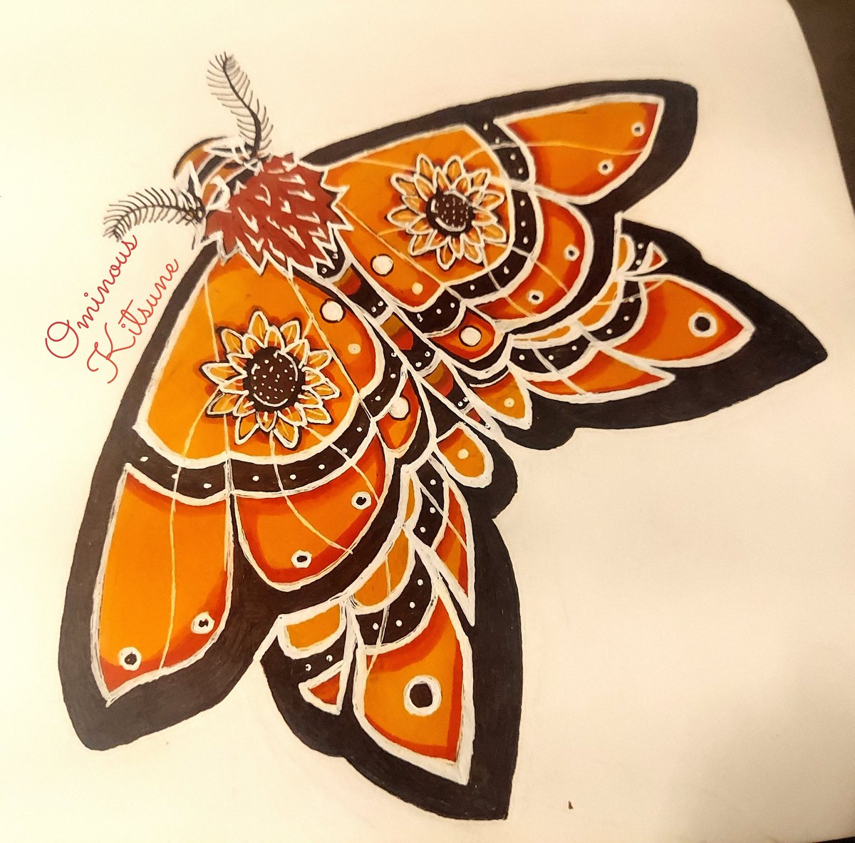 _OminousKitsune's tweet image. 🧡🌿🌻🌿🧡
Live by the moon
Long for the Sun
.
.
.
.
.
#moth #mothart #sunflower #sunflowerart #witchydrawing #witchydesign #witch #magic #traditionalart #digitalartists #tattoodrawing #tattoodesign #tattooart #witchyart