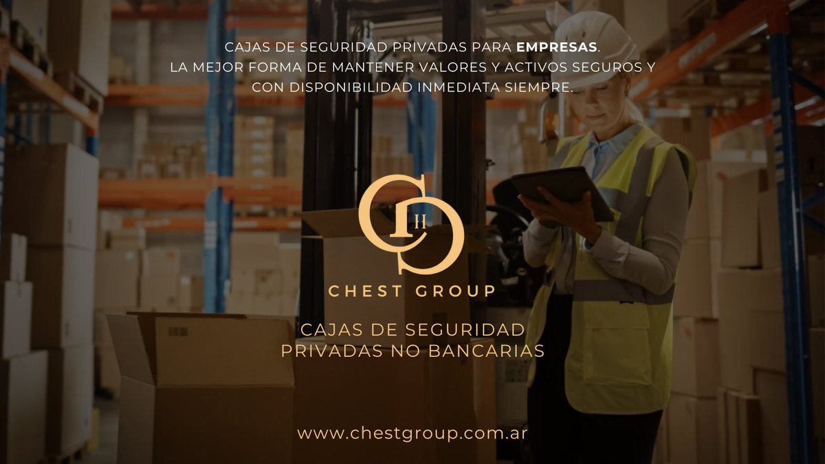 chest_group's tweet photo. Una opción segura y sin perdidas de tiempo para que su empresa disponga de sus activos cuando se requieran. 🏢🏭🏗

🖥 https://t.co/z1ZUtM3aQ5
📱+54 381 206-5168
📩chgr.consultas@chestgroup.com.ar

#chestgroup #cajasdeseguridad #valores #dolares #empresas #empresarios #pymes https://t.co/0ibH1bBP2q