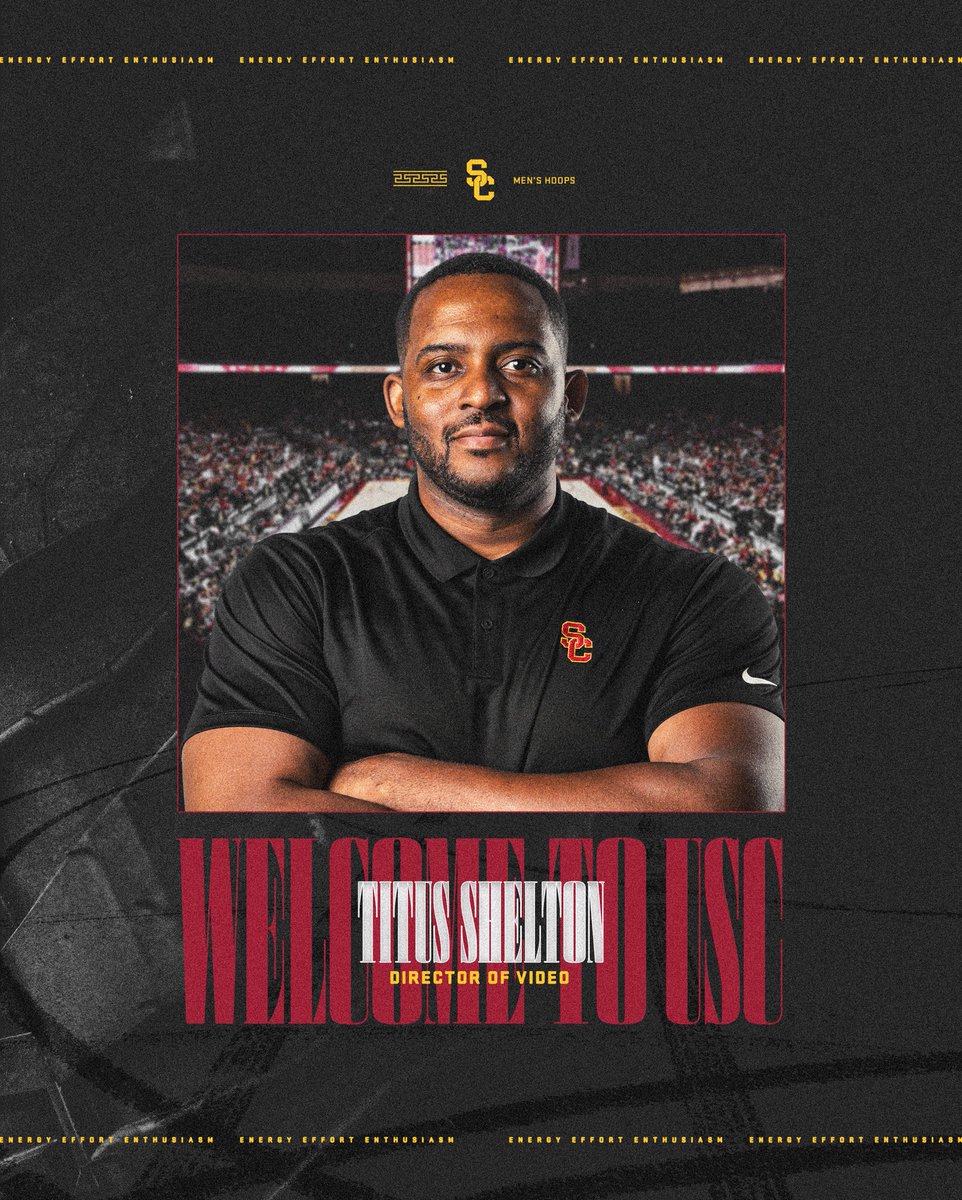 USC_Hoops's tweet photo. Rounding out our staff.

Welcome to the #TrojanFamily, Michael Reutt and Titus Shelton! https://t.co/dphFyXJyQ9