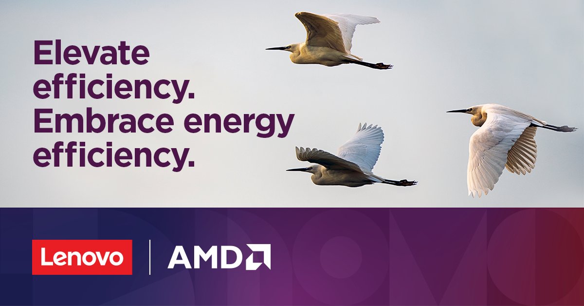 rickgkendall's tweet photo. Our @Lenovo ThinkSystem and ThinkAgile servers, powered by @AMD EPYC™ processors, are designed for efficiency, reducing energy consumption and waste.

Achieve your sustainability goals: https://t.co/foRaB3ECCF

#WeAreLenovo https://t.co/i9zl9WHVUa