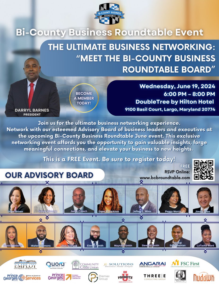 Bi-County Business Roundtable is hosting the ultimate business networking experience on June 19th from 6-8 PM!

Interested? Reserve your spot today: bcbroundtable.com/events/#!event….