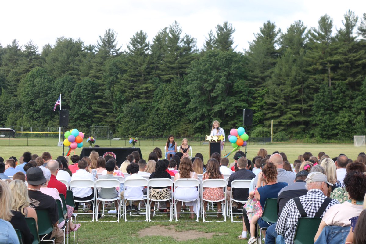 TyngsboroughPS's tweet photo. This morning at Tyngsborough Elementary School, the fifth grade moving-on ceremony was held.
In case you missed this mornings ceremony please click here to view the full video: https://t.co/5kmpgrWpOm #tpsprepares https://t.co/inBwLf3swc
