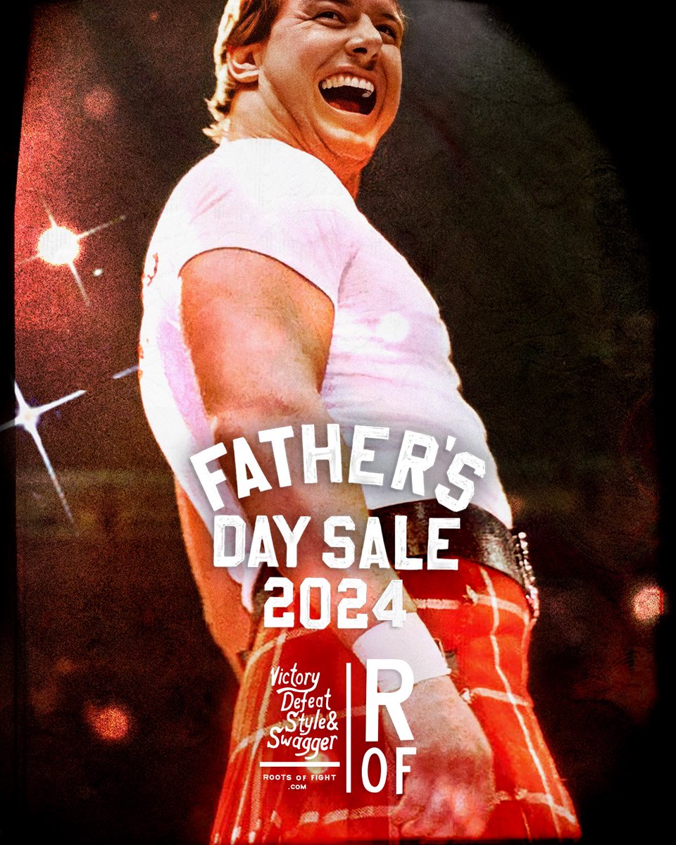 R_Roddy_Piper's tweet image. Don’t miss out on the best gifts this Father’s Day. Go to the @rootsoffight sale now and enjoy up to 50% off everything on site - ends soon!

#RootsofFight #KnowYourRoots rootsof.co/rowdyroddy
