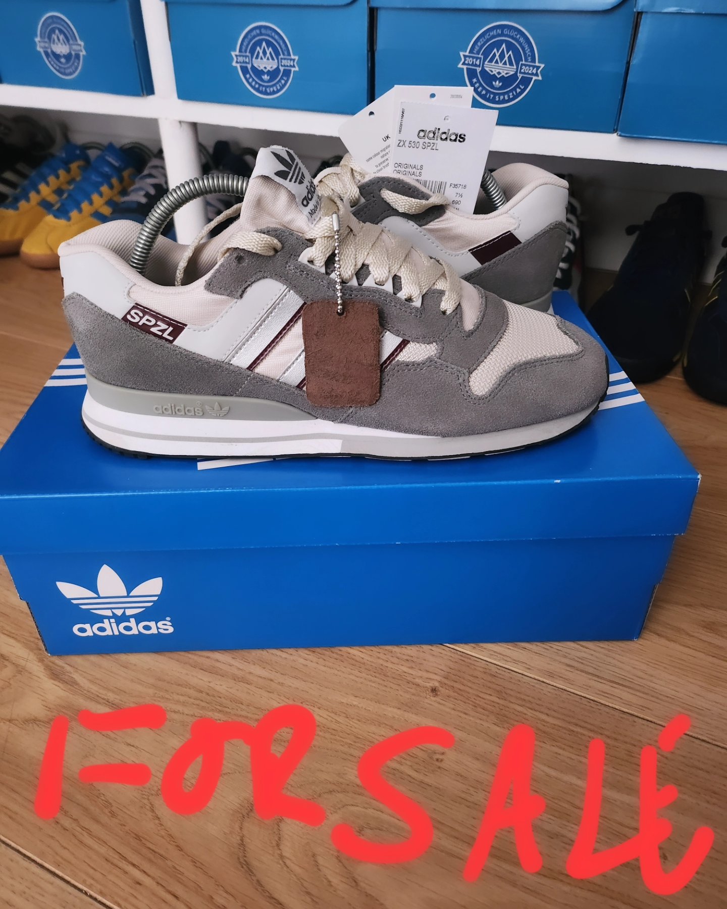 mavv on X Adidas zx530 spzl .OG box.tags .great all over.bargain at 75 delivered size 7.5 https t v8KMKiVBK3 X