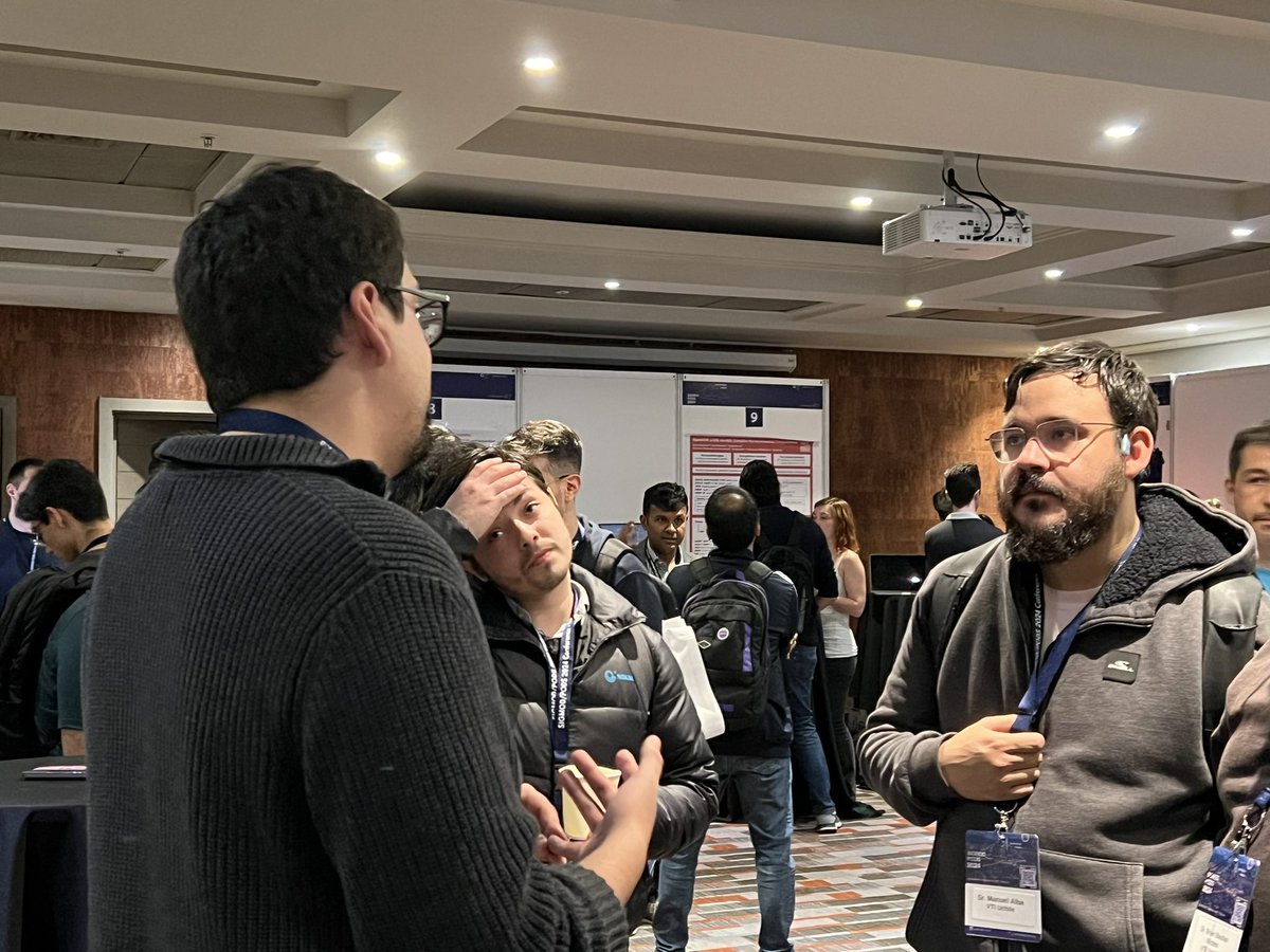 IMFDChile's tweet image. 📌Seguimos en las Demo Sessions en #SIGMOD2024: Ahora Carlos Rojas, ingeniero IMFD, y Benjamín Farías, @dccuc, presentan MillenniumDB, un motor de bases de datos de grafos open-source, que trabaja con múltiples modelos de datos y lenguajes de consulta.