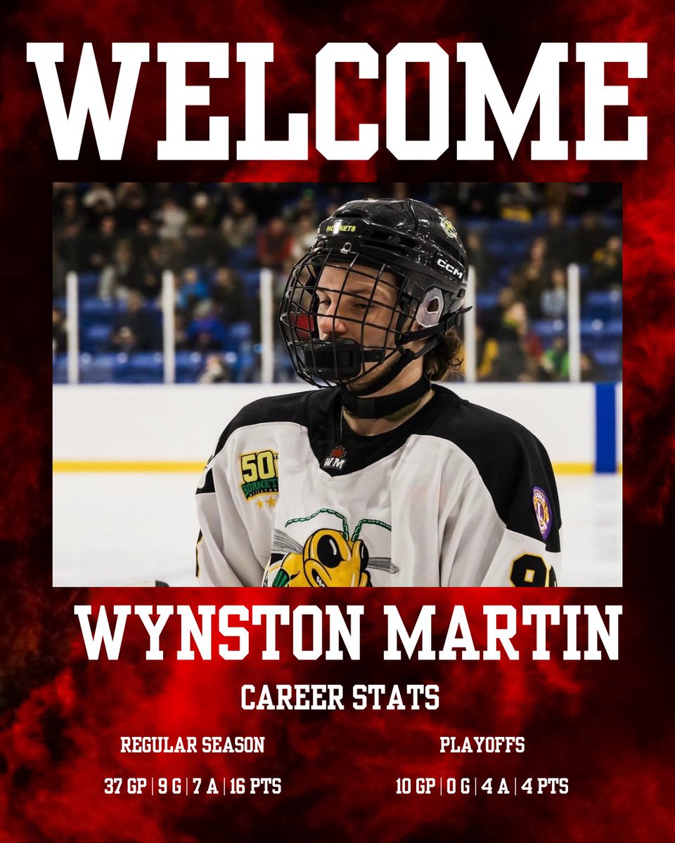 We have a trade to Announce ❗️

We have completed a trade with the Alliston Hornets, acquiring Wynston Martin and Ty Kelly in exchange for a Player Development Fee. 

Welcome to the Dog Pound Wynston and Ty.