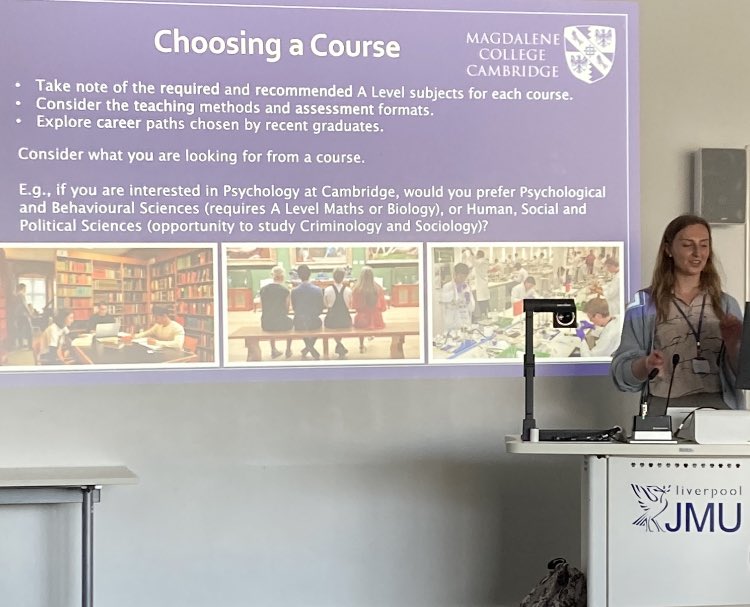 sm6form's tweet image. Great HE+ event led by Natalie from Magdalene College. Great insight to support our HE+ students!