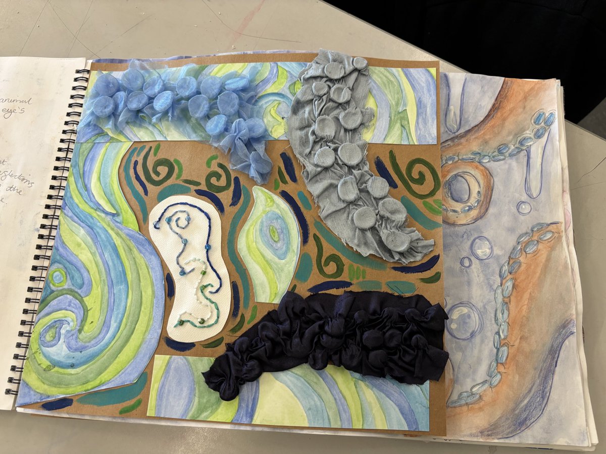OfficialEcco's tweet photo. Great day today visiting lessons across @OfficialEcco. Our kids produce some stunning work! Look at this work from a very talented Y10 student. #workhard #aimhigh ❤️🖤 https://t.co/R3nFcXNoQk