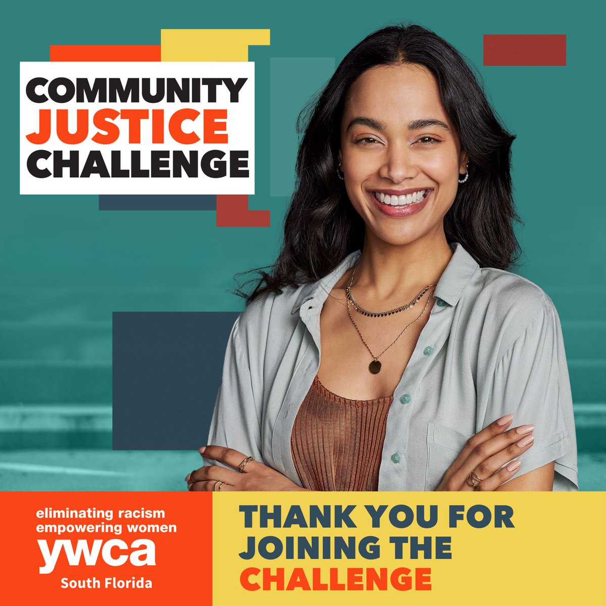 YWCAsouthfl's tweet photo. Thank you for joining us in this year's Community Justice Challenge! The challenge may be over, but our work is only just beginning. Join us in Beyond 21 – an initiative that keeps us together to have important conversations. https://t.co/QK3JnaM0hO