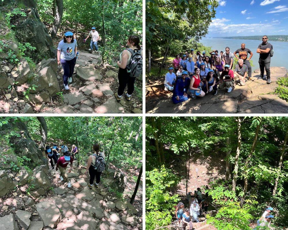 CEHJNM's tweet photo. 🌺Did you miss our Center Retreat last Friday🌼? Check out the highlights, including pictures of the hike! We thank keynote speaker @DrDianaHernandz, our partners at @SouthBronxUnite, and everyone who made this event possible! #NIEHS_EHSCC #ColumbiaEHS https://t.co/Ss5bpJtsIn https://t.co/KkHdPiY9Mo