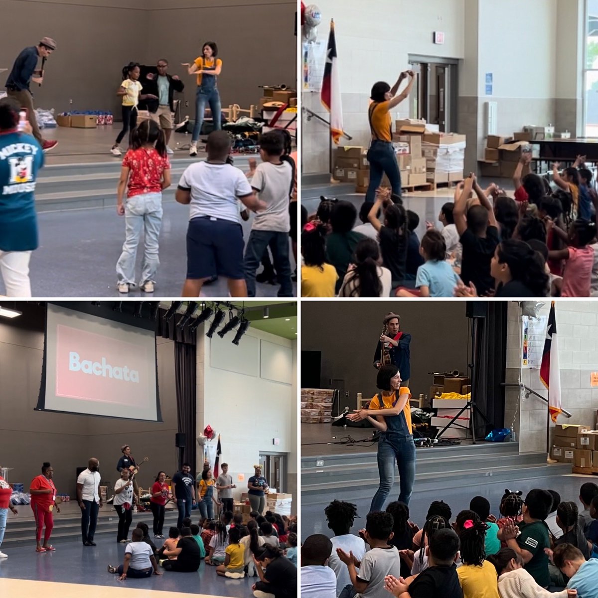 Our 1st-5th graders had an awesome afternoon with @123conandres! They learned a little sign language, a little Spanish, a little geography, with a whole lot of music &amp; dancing! #SummerOfChampions #SummerSchoolReimagined #ChampionsForStudents