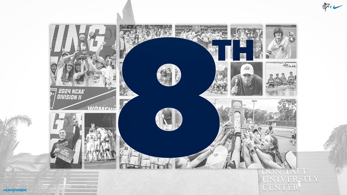 NSUSharks's tweet photo. Continuing the Tradition of Excellence

NSU finishes 8th in the LEARFIELD Directors’ Cup Standings 🏆🏆

#HungryForMore x #LDC24 https://t.co/p4CmFNPedc