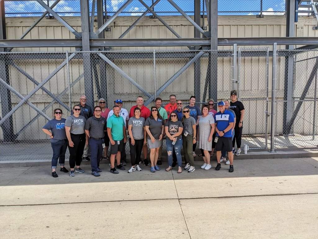 nppsd's tweet photo. NPPS AdCo showed up in full force to help Student Services serve the North Platte Community with their Mobile Food Pantry at NPHS! #WeRNPPS https://t.co/jk7TT7s6GA