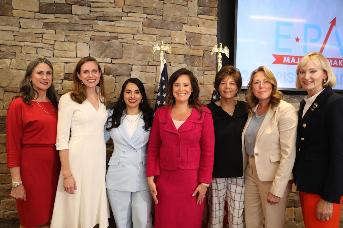 Today, I hosted an event with these amazing GOP Women #EPAC candidates! These small business leaders, state and local elected officials, veterans, law enforcement officers, and moms are all rising stars and are ready to WIN this November!

GOP women will once again make history