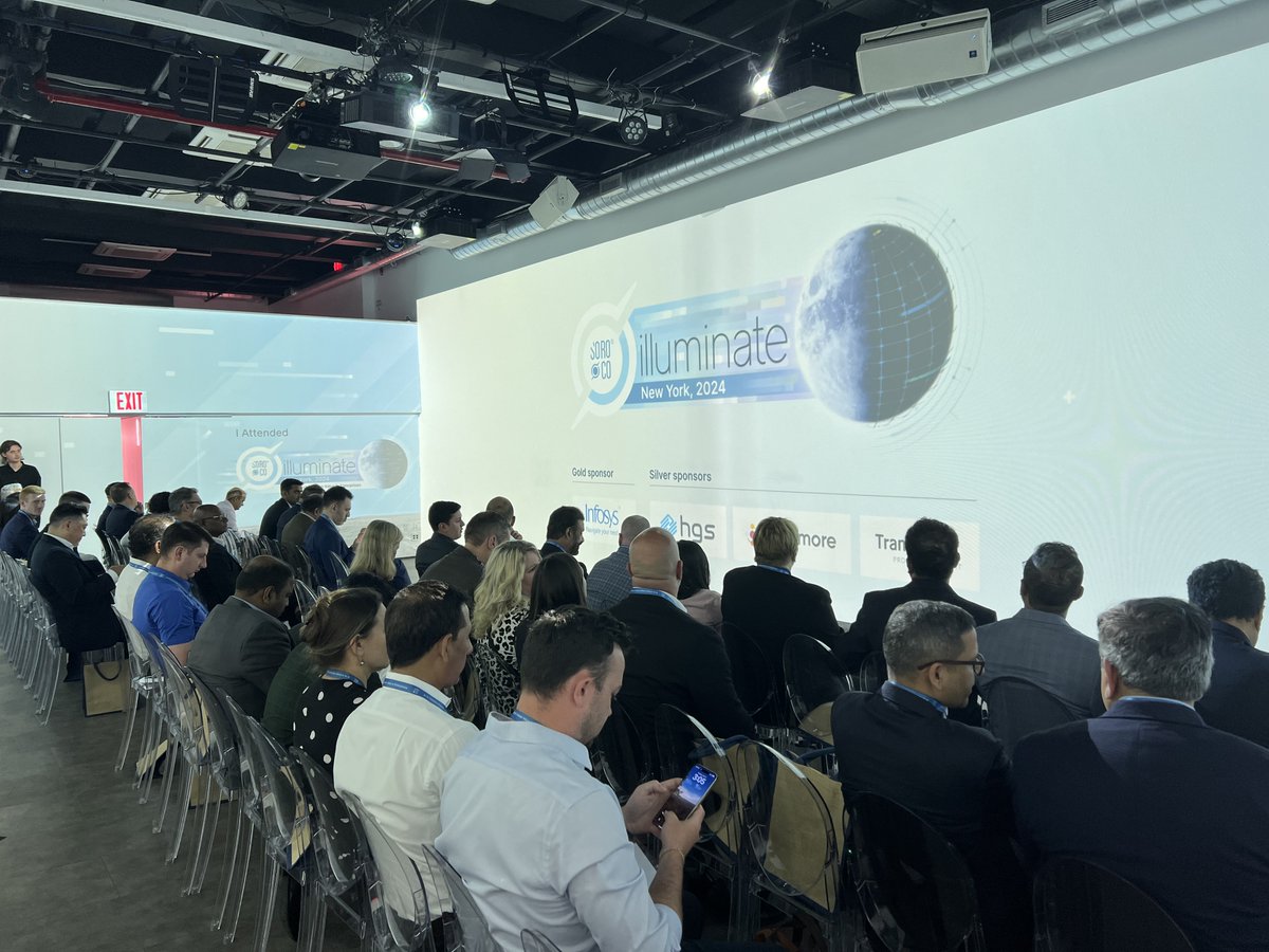 Just started - Soroco Illuminate New York 2024! 

Thrilled to share moments from our first North American event, exploring the potential of AI and Interaction Data.

#SorocoIlluminate #AI #Innovation #NewYork2024 #FutureOfWork
