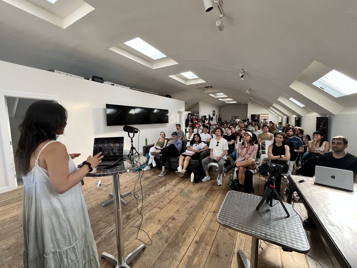 Edge City (@joinedgecity) on Twitter photo If you are a builder in the bay area, this is for you!
Join us at Drafts&Demos at Edge Esmeralda for a weekend of intense working sessions, leading to a day of demos on Sunday! 
This runs Friday-Sunday (June 14-16), an hour north of SF. Sign up below!
Pic: <a href="/ansonyuu/">anson ⁂</a> demo ☀️ If you are a builder in the bay area, this is for you!
Join us at Drafts&Demos at Edge Esmeralda for a weekend of intense working sessions, leading to a day of demos on Sunday! 
This runs Friday-Sunday (June 14-16), an hour north of SF. Sign up below!
Pic: <a href="/ansonyuu/">anson ⁂</a> demo ☀️