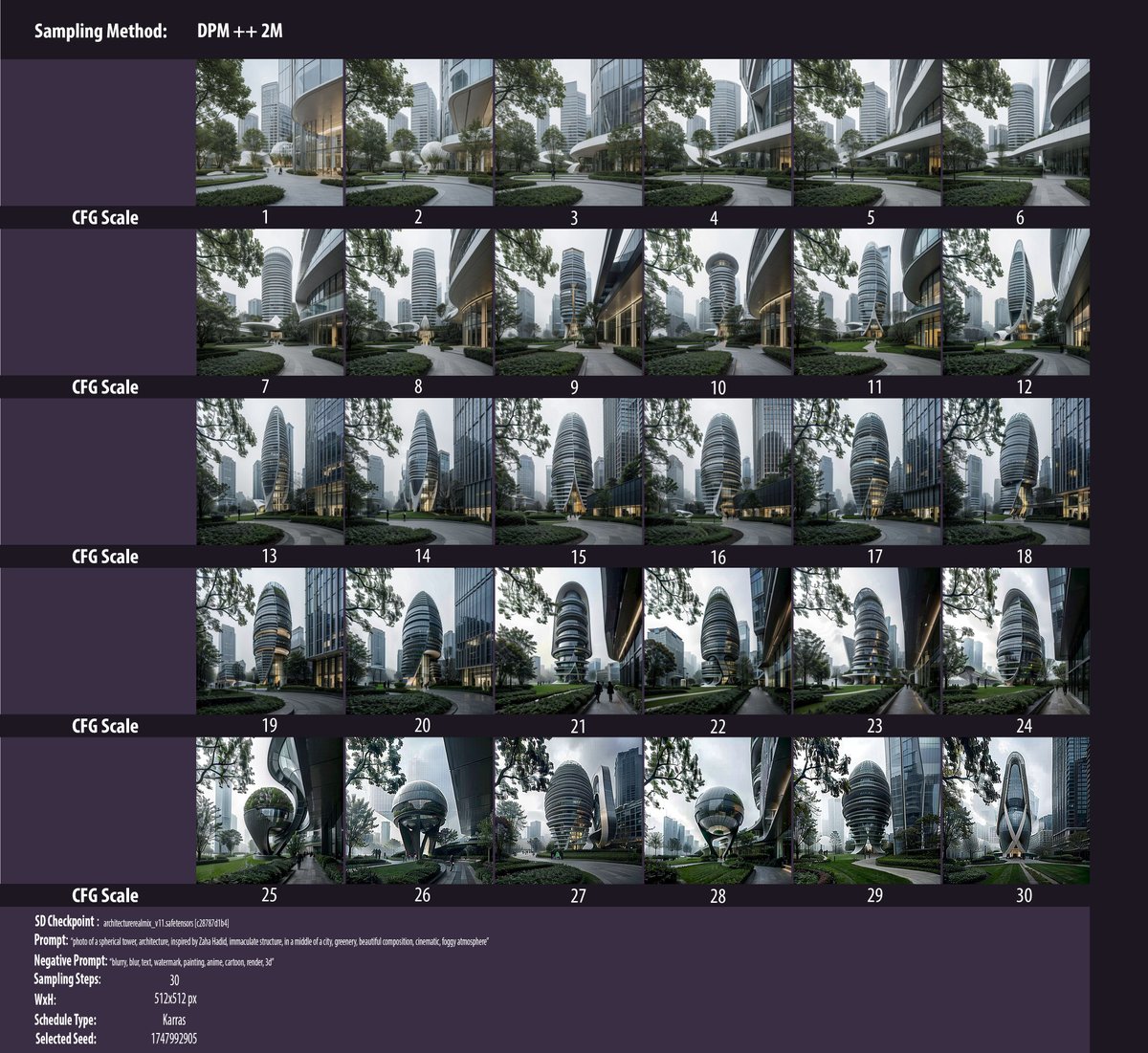 Stable Diffusion Architectural Visualization CFG Scale Experiment!
Same Seed different scales.
youtu.be/9QnLxZfs-_0?si…

#stablediffusion #architecure #ai #experiment #visualization