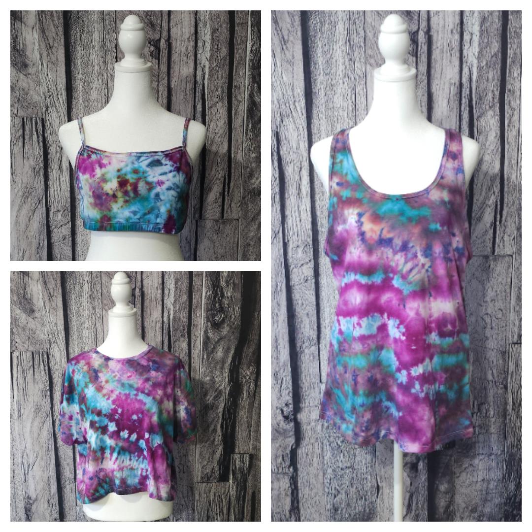 Tiedyelover615's tweet photo. New ice dye bundles! Perfect for summer! Come check them out 💜🩵

https://t.co/w0FpugtNmn https://t.co/bQjyeSFaF2