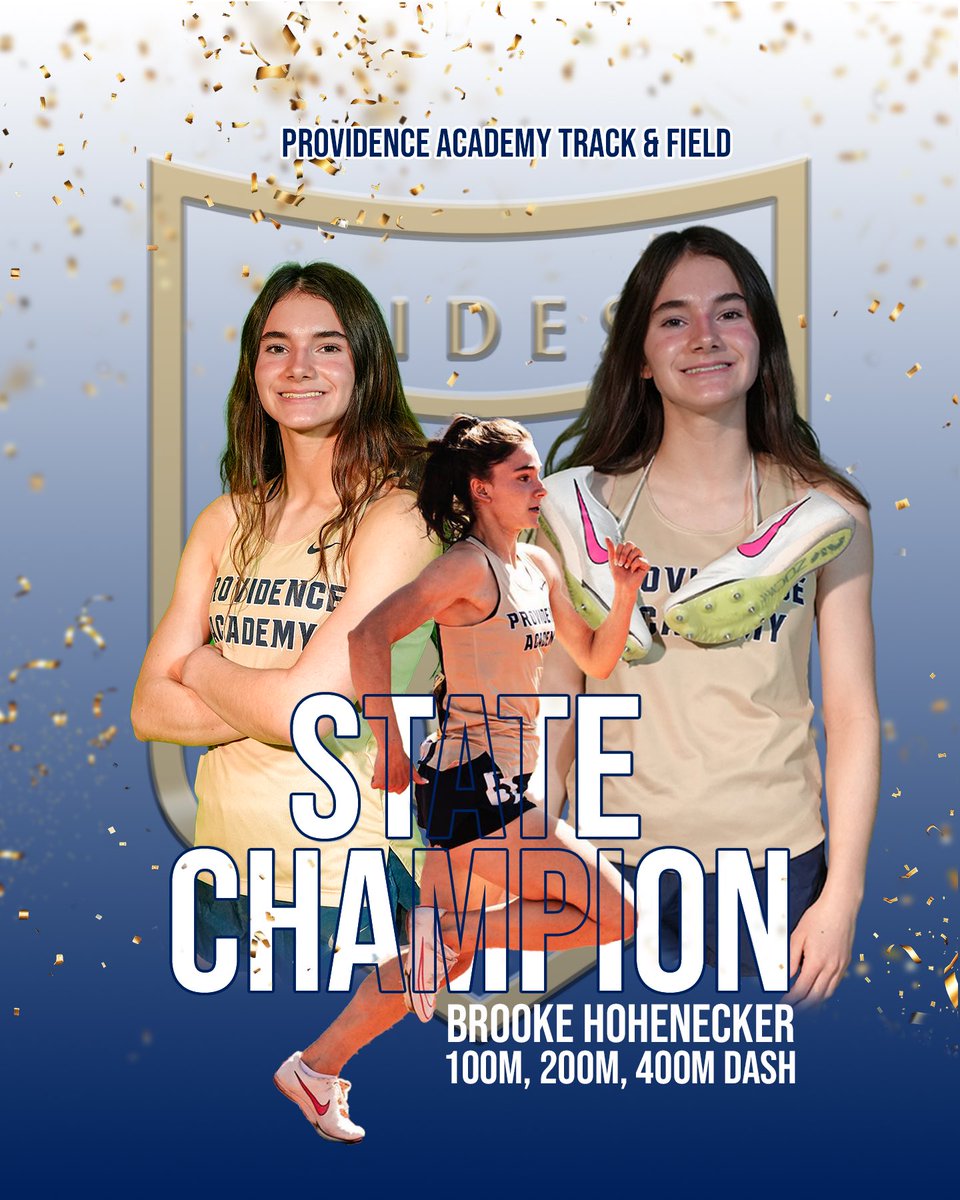 PA Athletics (@pacademyath) on Twitter photo Capping off her stellar high school career <a href="/bhohenecker3/">Brooke Hohenecker</a> swept all three sprint events at the MSHSL AA State Meet!
Congratulations Brooke! We are incredibly proud of you!
#GoLions #AGTG Capping off her stellar high school career <a href="/bhohenecker3/">Brooke Hohenecker</a> swept all three sprint events at the MSHSL AA State Meet!
Congratulations Brooke! We are incredibly proud of you!
#GoLions #AGTG