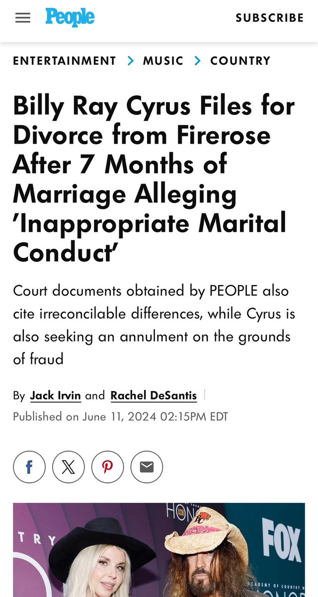 AbsyteForever's tweet image. An annulment on grounds of #fraud damn #BillyRay ain’t playin no games wit her … see all the marriage ish be cute until one of the parties tries to drain you for everything your worth and married you even proposed children with you just to drain you dry 👀 lawd have mercy … umm