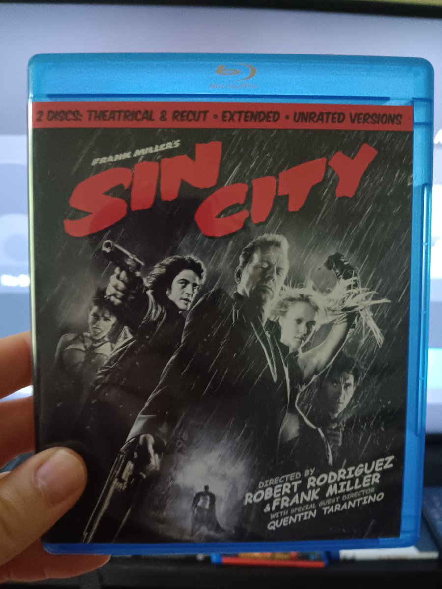RBefort's tweet photo. Four #Rewatches @Miramax #SinCity 5/5 @wbpictures #TheShawshankRedemption 5/5 @a24 #NeverGoinBack 4/5 @neonrated #ItLivesInside 4/5 #FilmBuff #Movies #Action #Drama #Comedy #Horror #4KUHD #BluRay #DVD #TheScreeningRoom https://t.co/q155bojkmN