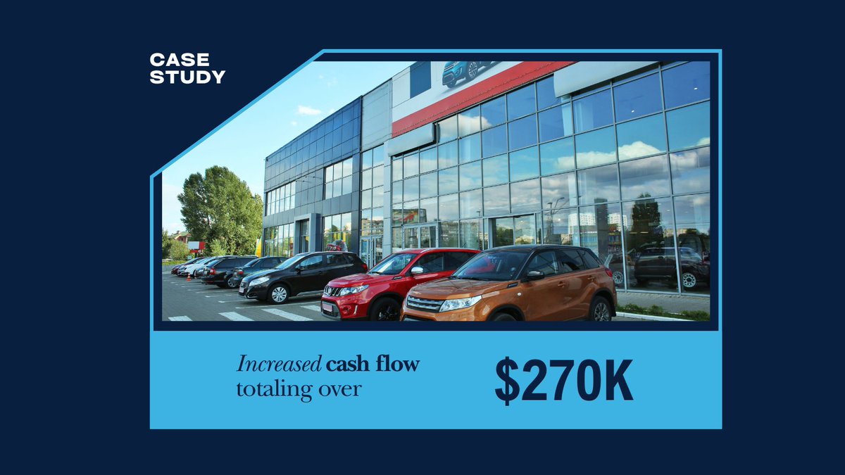 mcguiresponsel's tweet image. Our #FixedAssets team recently partnered with a CPA firm to complete a #costsegregation study for an $8 million #autodealership acquisition. We were able to unlock significant #taxbenefits.

Read the full #casestudy: bit.ly/3Xf8YOf