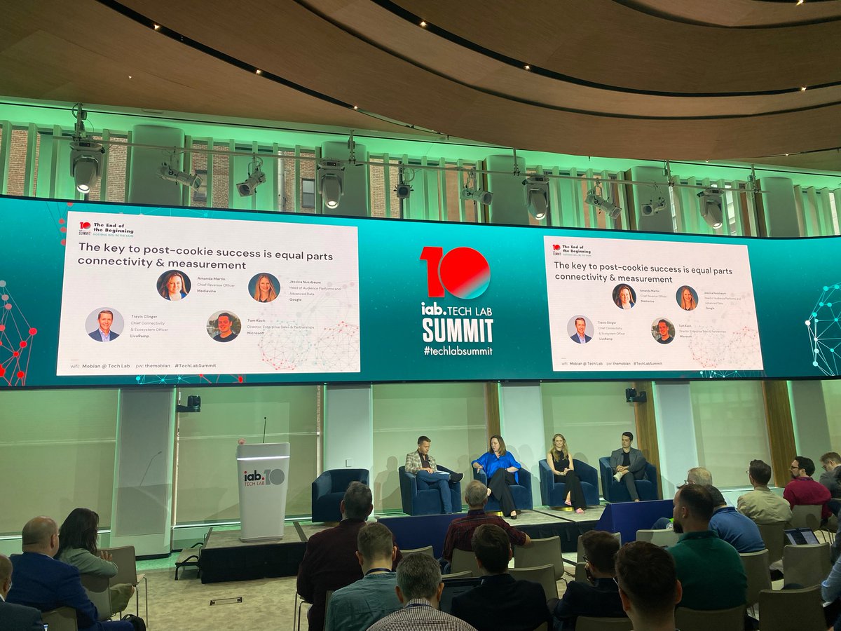 The big question on EVERYONE’S lips is which solutions will provide the scale necessary to enable post-cookie success? Learn from <a href="/LiveRamp/">LiveRamp</a>’s Travis Clinger, <a href="/mediavine/">Mediavine</a>’s Amanda Martin, <a href="/Google/">Google</a>’s Jessica Nussbaum, and <a href="/Microsoft/">Microsoft</a>’s Tom Koch! #TechLabSummit